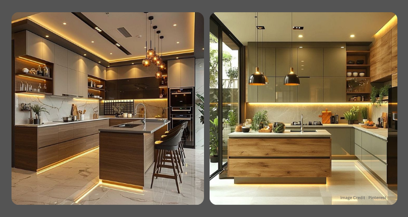 Best modular kitchen interior design ideas for small house in India