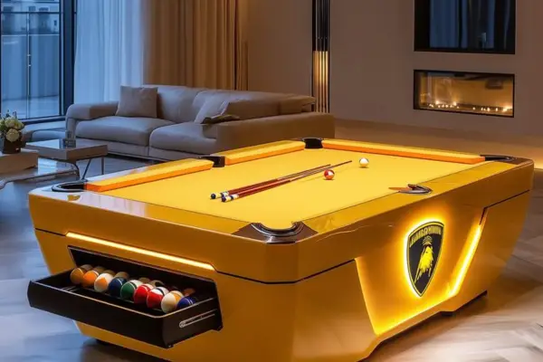 Pool table with dining top