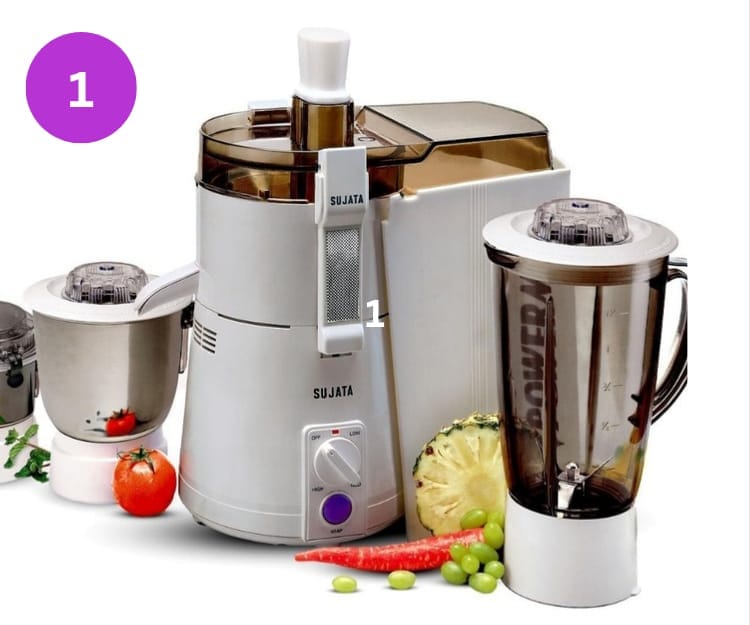 Sujata Powermatic Plus 900W Juicer Mixer Grinder with powerful motor – Best heavy-duty best mixer grinder for Indian kitchen 2025