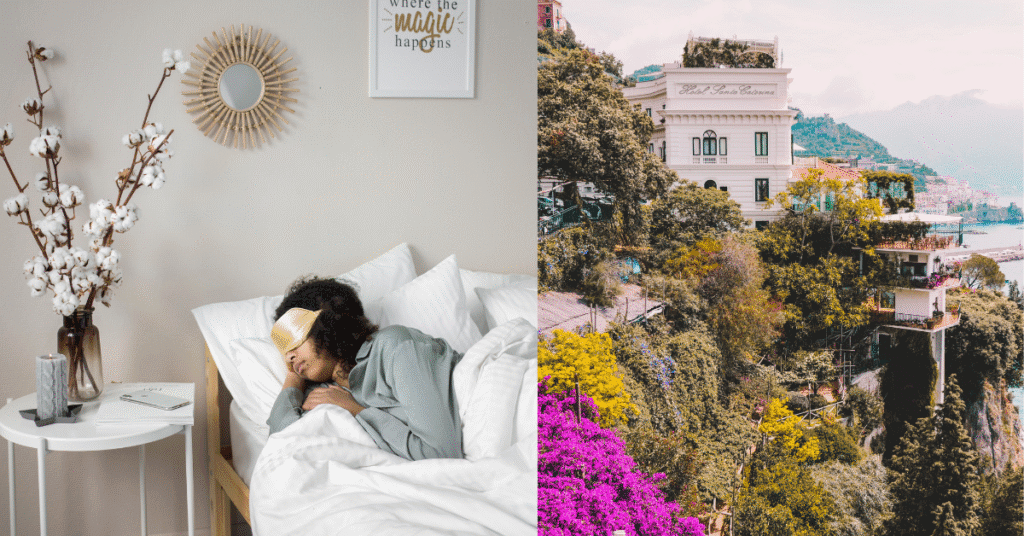 Compact sleeping capsule with mood