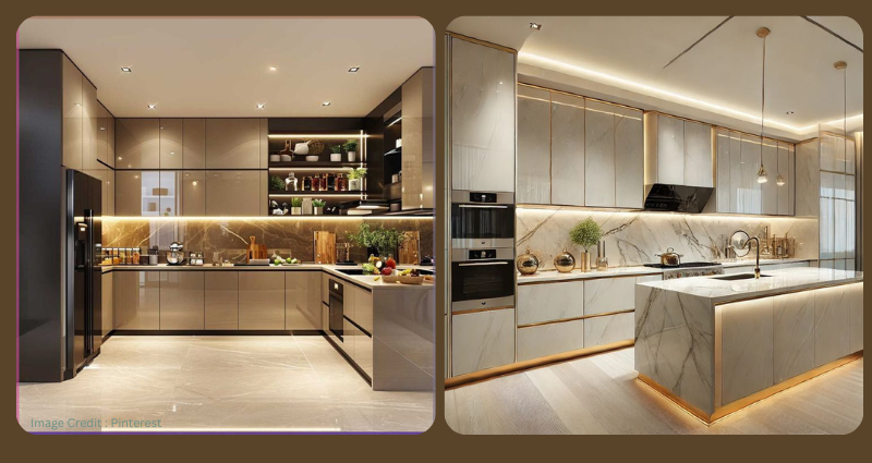 Modular kitchen layout for 2BHK flat – budget interior design cost sample