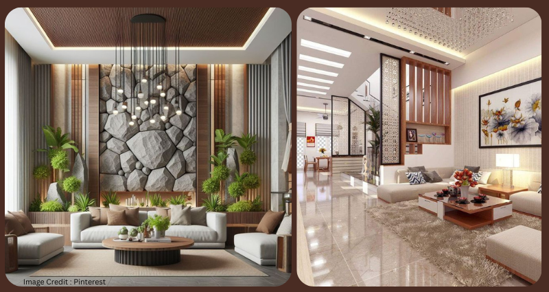 Latest living room setup showing 2BHK interior design cost efficiency