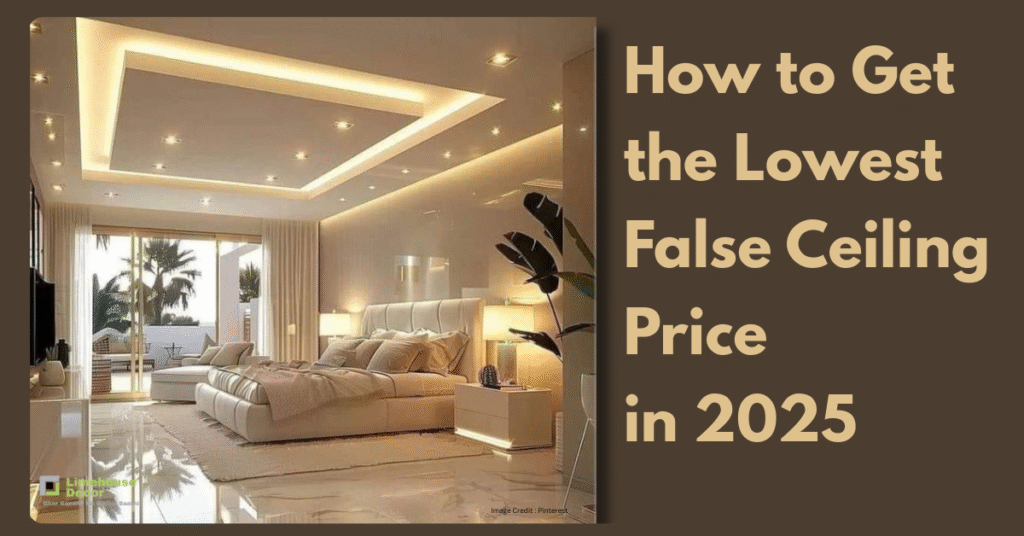 Modern gypsum false ceiling design in living room 2025