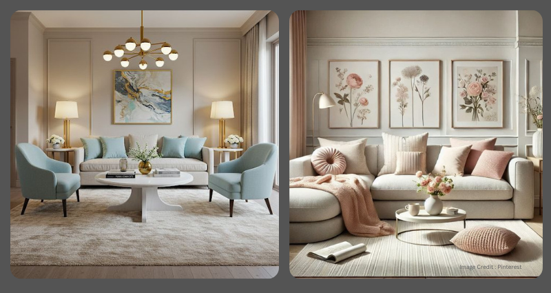 Modern living room interior design ideas for house in India
