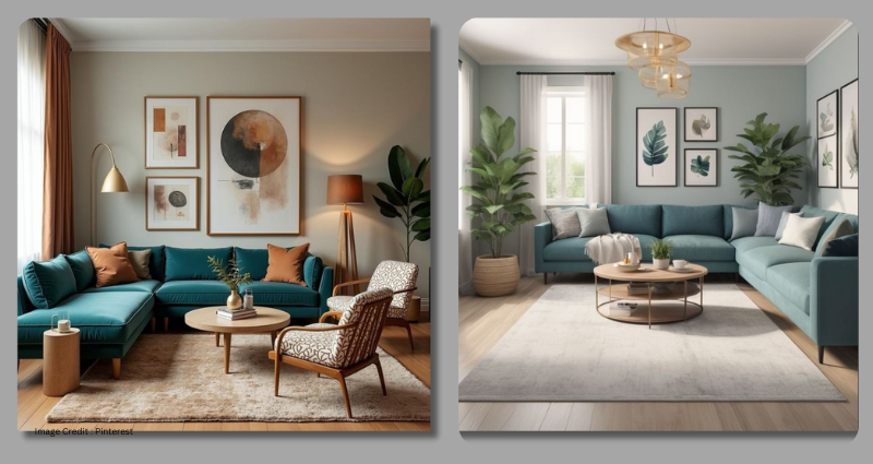 stylish budget-friendly living room setup