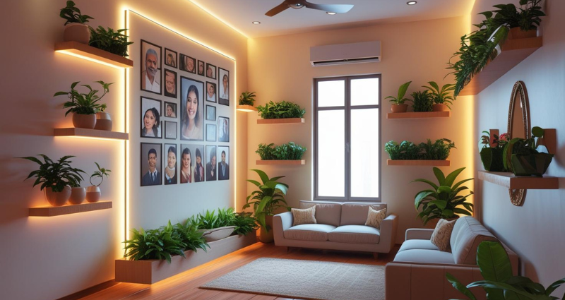 Beautify Small Living Room Walls Decor