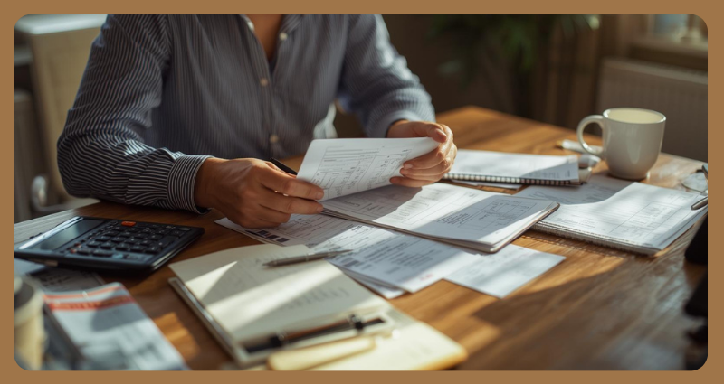 Verifying receipts and invoices while dealing with contractors