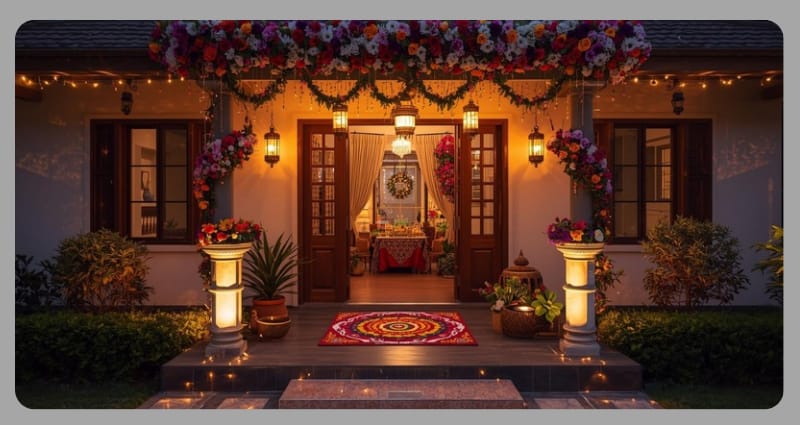 Diwali entrance decoration ideas