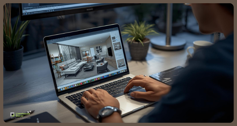 3D interior design plan created during consultation