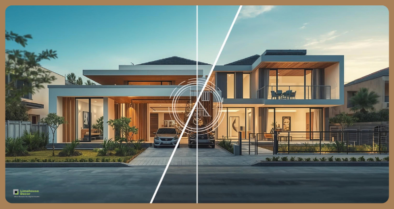 Home Renovation Cost comparison between new construction and remodeling an existing house in India.