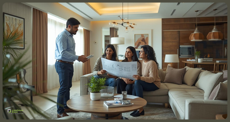 Planning home renovation with designer to estimate Home Renovation Cost accurately.