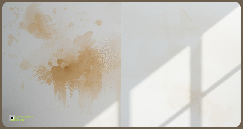 Before and after cleaning painted walls results