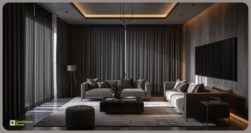 Blackout curtains for living room privacy and light blocking