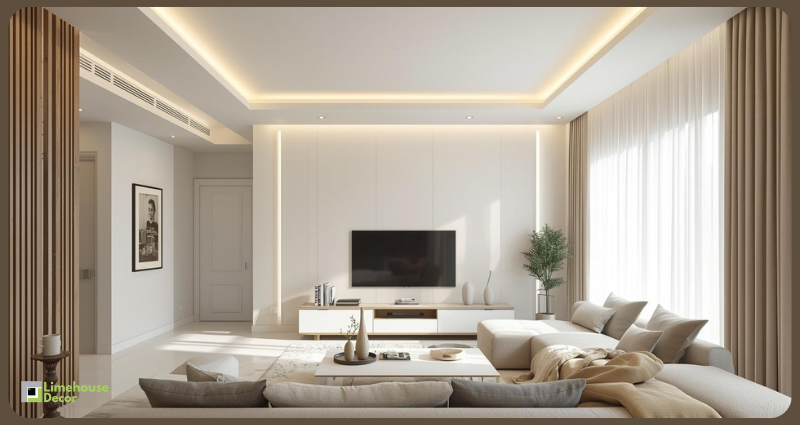 simple false ceiling design for small living room