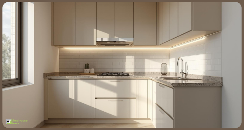 Small modular kitchen design on a budget for Indian homes