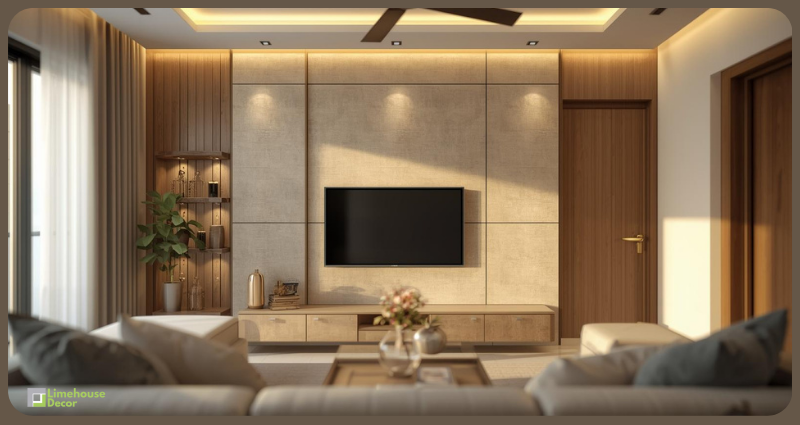 PVC wall panels for living room in Indian homes